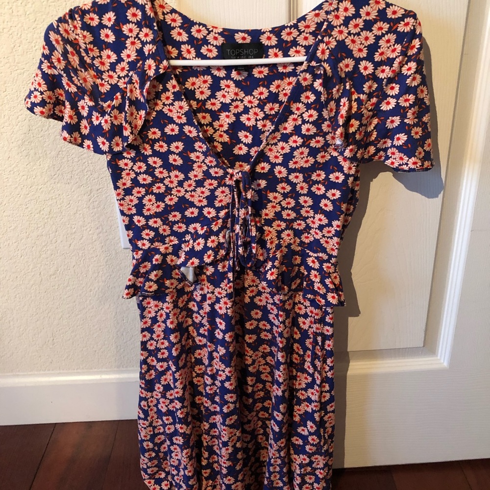 Topshop daisy mini dress